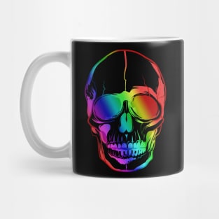 Rainbow Skull Mug